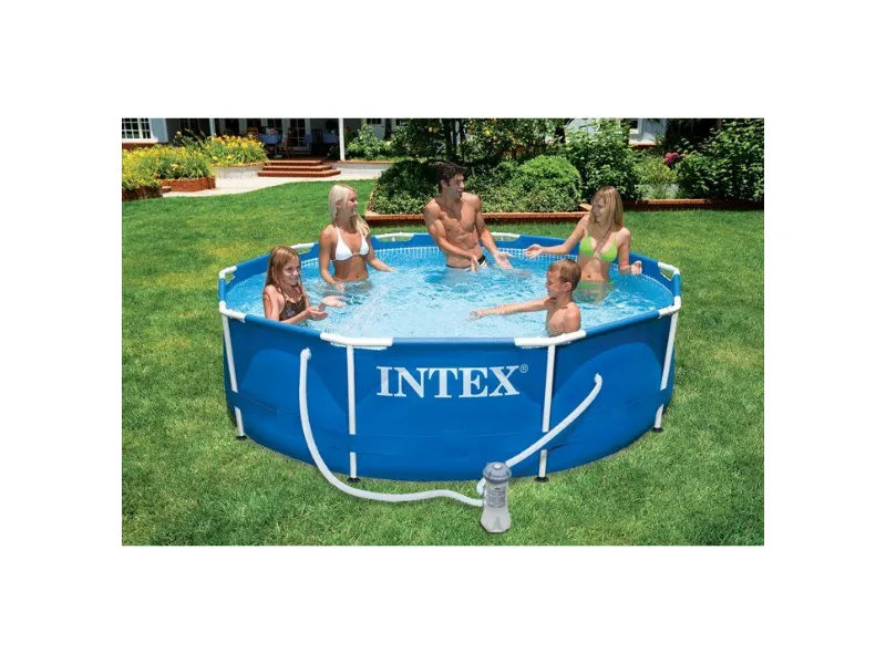 Intex Metal Frame Pool 305 cm x 76 cm rond - met filterpomp