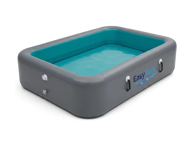 Eazy-Pool drop stitch zwembad rechthoekig 300 x 200 x 80 cm in Emerald Grey
