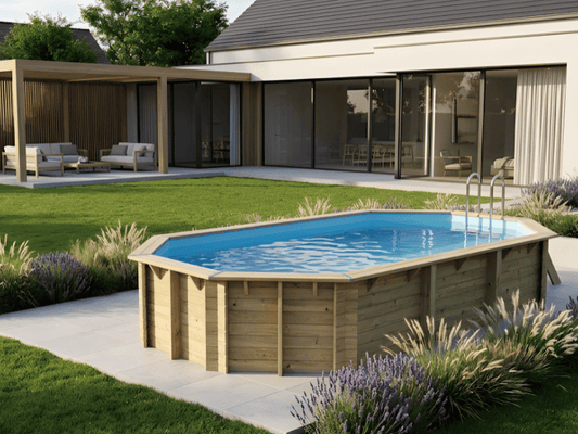 Ubbink Océa ovaal 610 x 400 x 130 cm - inclusief pakket