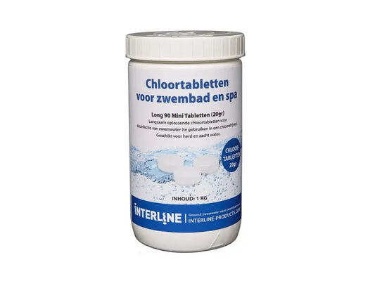 Chloortabletten 20 grams 1kg