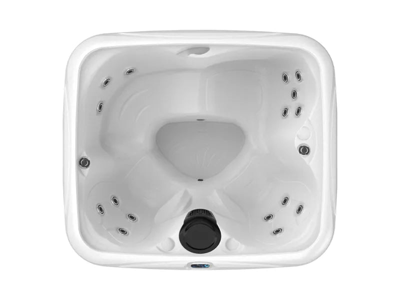 Dreammaker Spa Stonehenge EZ White Diamond/Black wood - 5 persoons