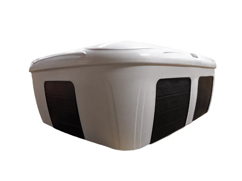 Dreammaker Spa Stonehenge EZ White Diamond/Black wood - 5 persoons
