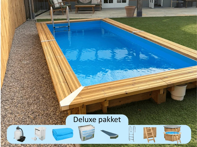 Interline Bali rechthoek 500 x 250 x 124 cm - Deluxe Pakket
