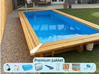 Interline Bali rechthoek 500 x 250 x 124 cm - Premium Pakket