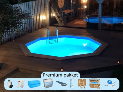 Interline Bali rond 355 x 116 cm - inclusief pakket