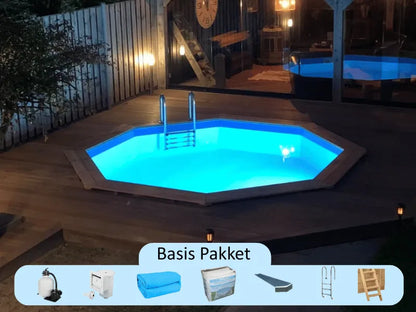 Interline Bali rond 355 x 116 cm - inclusief pakket