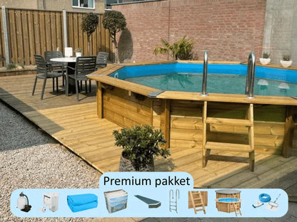 Interline Bali rond 440 x 136 cm - inclusief pakket