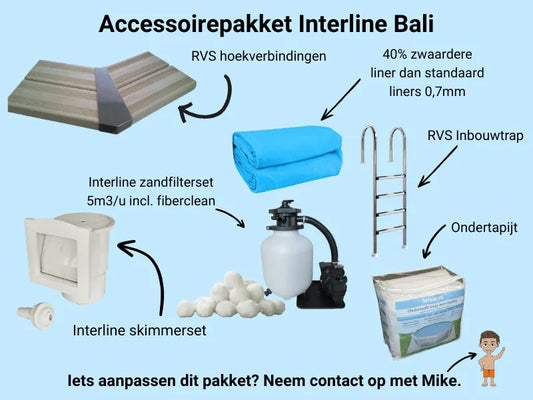 Interline Bali rond 440 x 136 cm - inclusief pakket