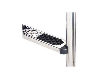 Interline Eenzijdige RVS trap 120 cm diep
