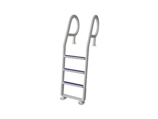 Interline Eenzijdige kunststof ladder 120/132 cm voor inbouwzwembaden