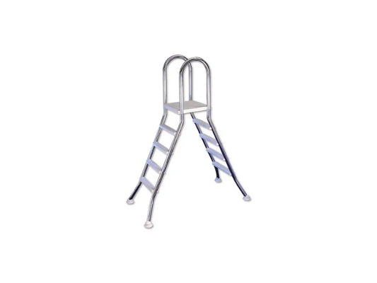 Interline Tweezijdige RVS trap 2x4 treden 120 cm