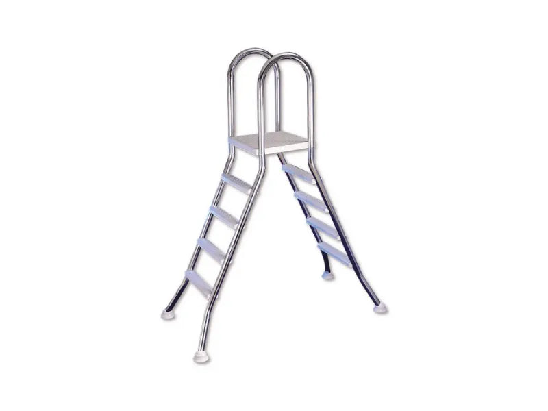 Interline Tweezijdige RVS zwembadtrap 132 cm 2x 5 treden