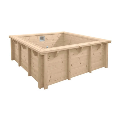 Interline Zwembad Bali 210 x 210 x 78 cm - inclusief pakket