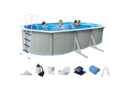 Interline Zwembad Bonaire 610 x 360 cm ovaal inclusief pakket