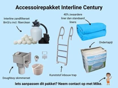 Interline Zwembad Century 850 x 490 x 132 cm