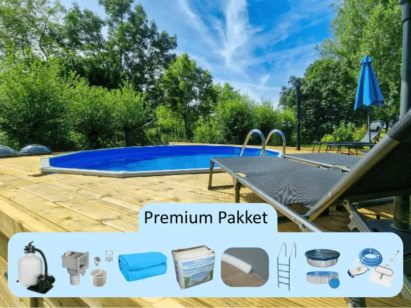 Interline Zwembad Diana 490 rond x 132 cm diep