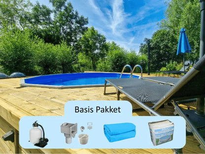 Interline Zwembad Diana 490 rond x 132 cm diep