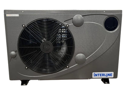 Interline inverter warmtepomp 8,5 kW van voren met Interline logo