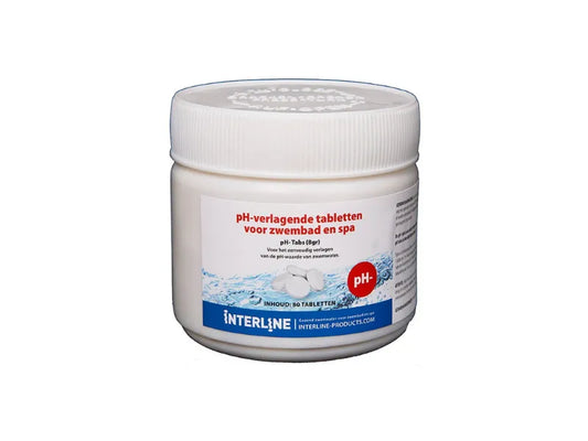 Interline pH-minus tabletten 80 stuks (8 gram)