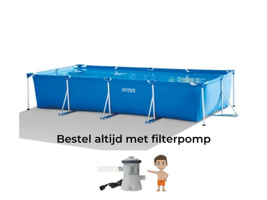 Intex Metal Frame Pool 450 x 220 x 84 cm