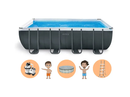Intex Ultra Frame XTR Zwembad 549 x 274 x 132 cm - Met zandfilterpomp en accessoires