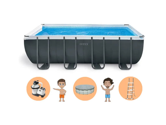 Intex Ultra Frame XTR Zwembad 549 x 274 x 132 cm - Met zandfilterpomp en accessoires
