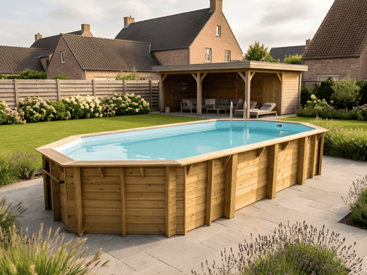 Ubbink Océa ovaal 860 x 470 x 130 cm - inclusief pakket