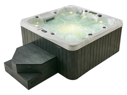 W'eau Geneva spa met groene LED verlichting