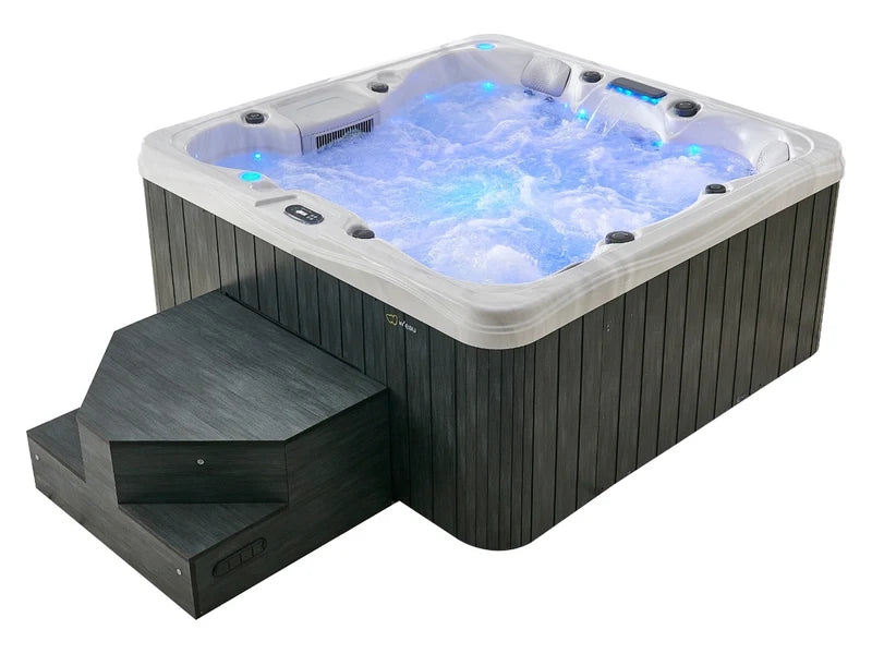 W'eau Geneva spa met blauwe LED verlichting