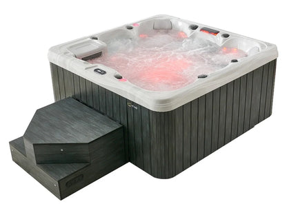 W'eau Monaco spa met rode LED verlichting