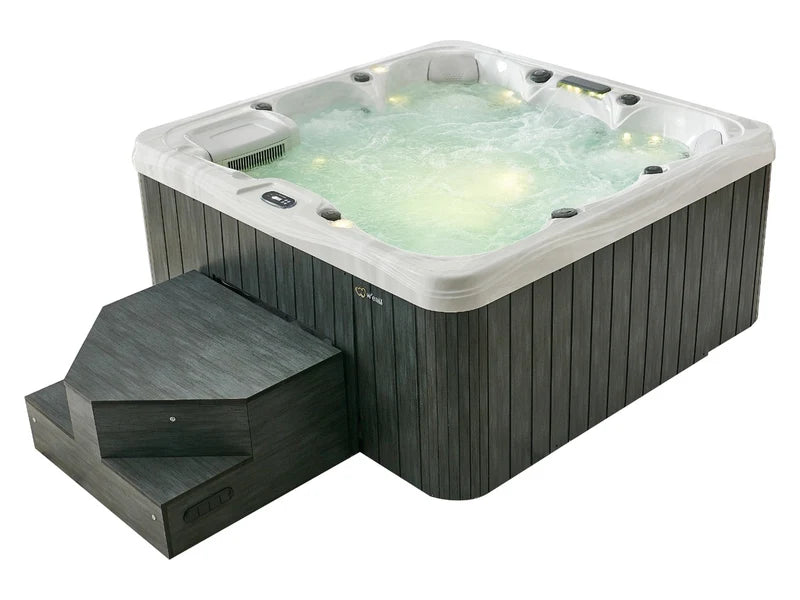 W'eau Monaco spa met groene LED verlichting
