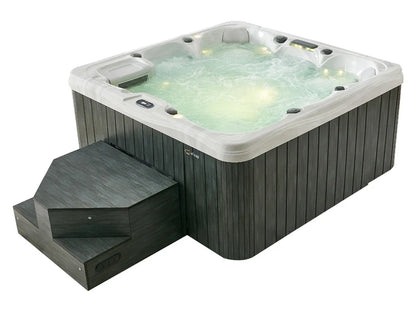 W'eau Monaco spa met groene LED verlichting