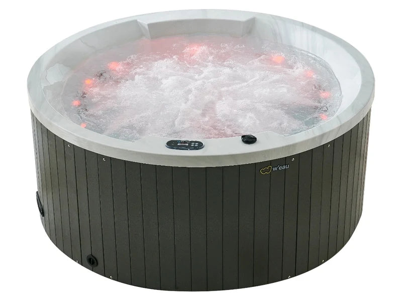 W'eau Orta spa met rode LED verlichting
