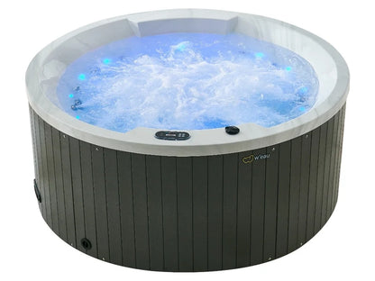 W'eau Orta spa met blauwe LED verlichting