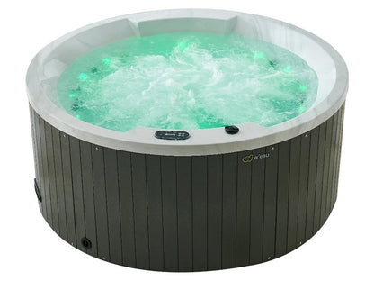 W'eau Orta spa met groene LED verlichting