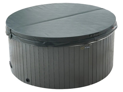 W'eau Orta spa afgesloten met de meegeleverde ronde cover