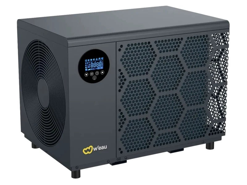 W'eau Hybride spa warmtepomp 7,3 kW - schuin achteraanzicht