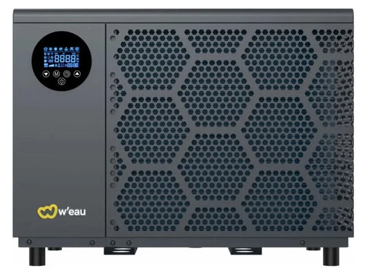W'eau Hybride spa warmtepomp 7,3 kW - vooraanzicht met display