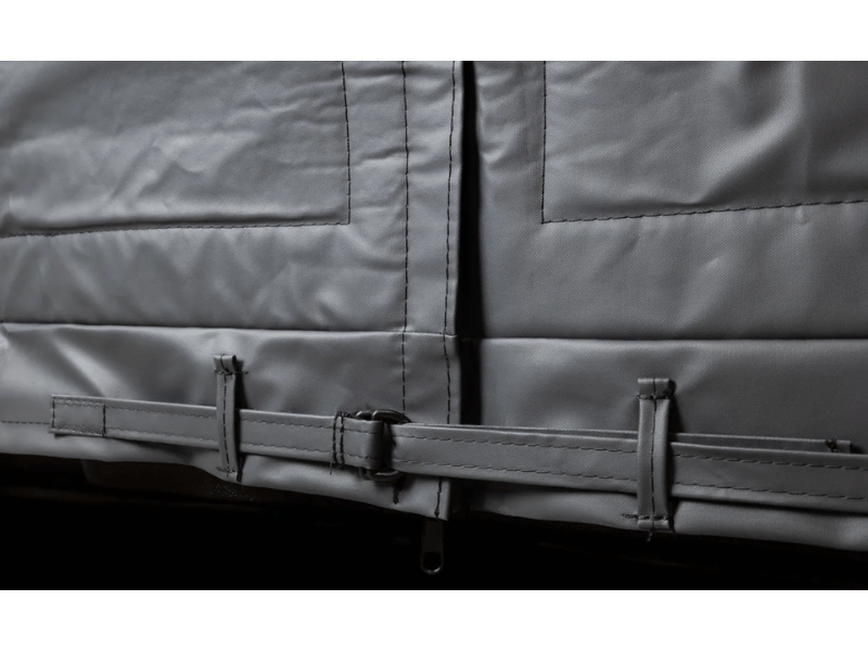 W'eau spa isolerende beschermhoes 220 x 220 cm - verstelbare banden met gespen