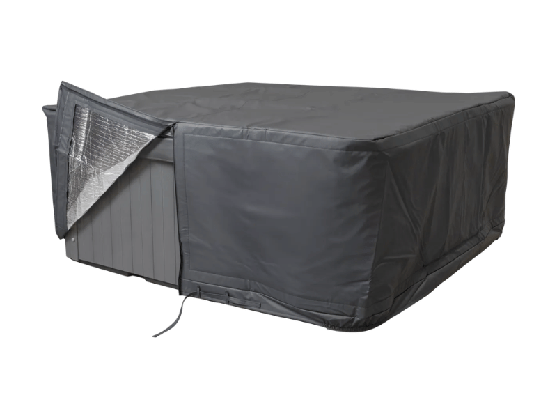 W'eau spa isolerende beschermhoes 220 x 220 cm - isolatielaag aan de binnenkant