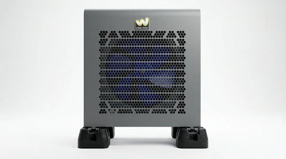 W'eau Trillingsdempers voor mini warmtepompen - 4 stuks - gemonteerd onder een mini warmtepomp